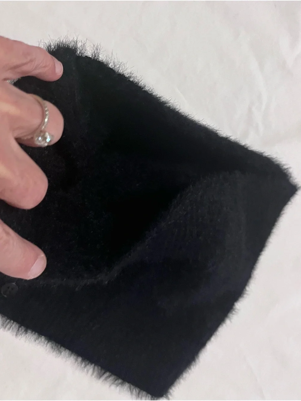 Jacquemus Black super soft layering scarf😘🧣 ❤️ with button detailing